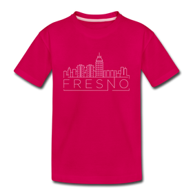 Fresno, California Toddler T-Shirt - Skyline Fresno Toddler Tee