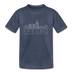 Fresno, California Toddler T-Shirt - Skyline Fresno Toddler Tee - heather blue