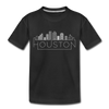 Houston, Texas Toddler T-Shirt - Skyline Houston Toddler Tee - black