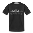 Houston, Texas Toddler T-Shirt - Skyline Houston Toddler Tee - black