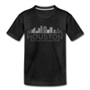 Houston, Texas Toddler T-Shirt - Skyline Houston Toddler Tee - charcoal gray