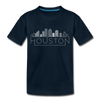 Houston, Texas Toddler T-Shirt - Skyline Houston Toddler Tee - deep navy