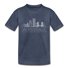 Jacksonville, Florida Toddler T-Shirt - Skyline Jacksonville Toddler Tee