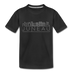 Juneau, Alaska Toddler T-Shirt - Skyline Juneau Toddler Tee - black