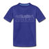 Juneau, Alaska Toddler T-Shirt - Skyline Juneau Toddler Tee - royal blue