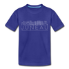 Juneau, Alaska Toddler T-Shirt - Skyline Juneau Toddler Tee - royal blue
