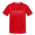 Juneau, Alaska Toddler T-Shirt - Skyline Juneau Toddler Tee - red