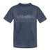 Juneau, Alaska Toddler T-Shirt - Skyline Juneau Toddler Tee - heather blue
