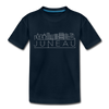 Juneau, Alaska Toddler T-Shirt - Skyline Juneau Toddler Tee - deep navy