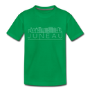 Juneau, Alaska Toddler T-Shirt - Skyline Juneau Toddler Tee - kelly green