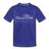 Kansas City, Missouri Toddler T-Shirt - Skyline Kansas City Toddler Tee - royal blue