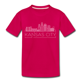 Kansas City, Missouri Toddler T-Shirt - Skyline Kansas City Toddler Tee