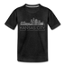 Kansas City, Missouri Toddler T-Shirt - Skyline Kansas City Toddler Tee - charcoal gray