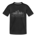 Indianapolis, Indiana Toddler T-Shirt - Skyline Indianapolis Toddler Tee - black
