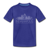 Indianapolis, Indiana Toddler T-Shirt - Skyline Indianapolis Toddler Tee - royal blue