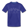 Miami, Florida Toddler T-Shirt - Skyline Miami Toddler Tee - royal blue