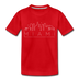 Miami, Florida Toddler T-Shirt - Skyline Miami Toddler Tee - red