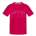 Miami, Florida Toddler T-Shirt - Skyline Miami Toddler Tee - dark pink