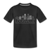 Louisville, Kentucky Toddler T-Shirt - Skyline Louisville Toddler Tee - black
