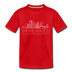 Minneapolis, Minnesota Toddler T-Shirt - Skyline Minneapolis Toddler Tee - red