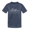 Minneapolis, Minnesota Toddler T-Shirt - Skyline Minneapolis Toddler Tee