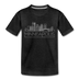 Minneapolis, Minnesota Toddler T-Shirt - Skyline Minneapolis Toddler Tee - charcoal gray
