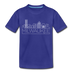 Milwaukee, Wisconsin Toddler T-Shirt - Skyline Milwaukee Toddler Tee - royal blue