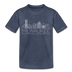Milwaukee, Wisconsin Toddler T-Shirt - Skyline Milwaukee Toddler Tee - heather blue