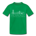 Milwaukee, Wisconsin Toddler T-Shirt - Skyline Milwaukee Toddler Tee - kelly green