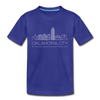 Oklahoma City, Oklahoma Toddler T-Shirt - Skyline Oklahoma City Toddler Tee - royal blue