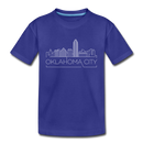 Oklahoma City, Oklahoma Toddler T-Shirt - Skyline Oklahoma City Toddler Tee - royal blue