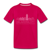 Oklahoma City, Oklahoma Toddler T-Shirt - Skyline Oklahoma City Toddler Tee - dark pink