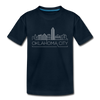Oklahoma City, Oklahoma Toddler T-Shirt - Skyline Oklahoma City Toddler Tee - deep navy
