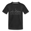 Las Vegas, Nevada Toddler T-Shirt - Skyline Las Vegas Toddler Tee - black
