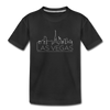 Las Vegas, Nevada Toddler T-Shirt - Skyline Las Vegas Toddler Tee - black