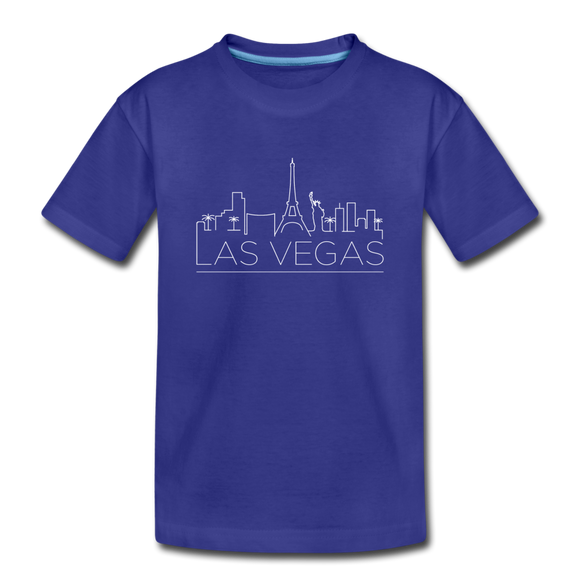 Las Vegas, Nevada Toddler T-Shirt - Skyline Las Vegas Toddler Tee - royal blue