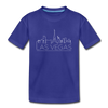 Las Vegas, Nevada Toddler T-Shirt - Skyline Las Vegas Toddler Tee - royal blue