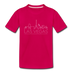 Las Vegas, Nevada Toddler T-Shirt - Skyline Las Vegas Toddler Tee - dark pink