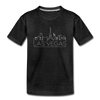 Las Vegas, Nevada Toddler T-Shirt - Skyline Las Vegas Toddler Tee - charcoal gray