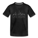 Las Vegas, Nevada Toddler T-Shirt - Skyline Las Vegas Toddler Tee - charcoal gray