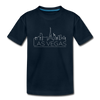 Las Vegas, Nevada Toddler T-Shirt - Skyline Las Vegas Toddler Tee - deep navy