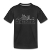 Memphis, Tennessee Toddler T-Shirt - Skyline Memphis Toddler Tee - black