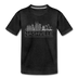 Nashville, Tennessee Toddler T-Shirt - Skyline Nashville Toddler Tee - charcoal gray