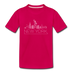 New York Toddler T-Shirt - Skyline New York Toddler Tee - dark pink