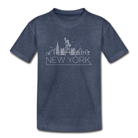 New York Toddler T-Shirt - Skyline New York Toddler Tee