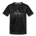 New York Toddler T-Shirt - Skyline New York Toddler Tee - charcoal gray
