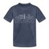 Orlando, Florida Toddler T-Shirt - Skyline Orlando Toddler Tee - heather blue