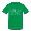 Orlando, Florida Toddler T-Shirt - Skyline Orlando Toddler Tee - kelly green