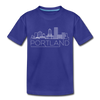 Portland, Oregon Toddler T-Shirt - Skyline Portland Toddler Tee