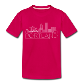 Portland, Oregon Toddler T-Shirt - Skyline Portland Toddler Tee